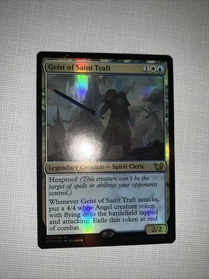 MTG Magic The Gathering Geist Of Saint Traft Foil DDQ Mythic Spirit Azorious - Image 1 of 2