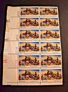 1970 US Stamps Scott #1426 - 8 Cent Plate Plate Block 12 - Missouri - MNH - Picture 1 of 2