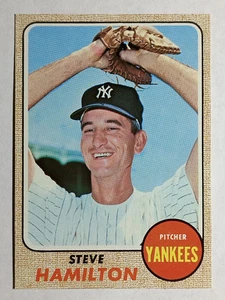 1968 Topps #496 Steve Hamilton (MINT) - Foto 1 di 2