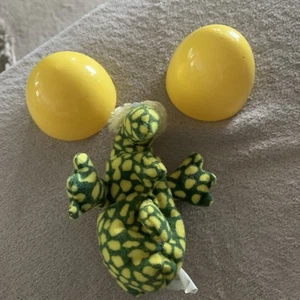 Vintage Eggel Bean Bag Toy Named Booger In His Yellow Egg Good Condition - Picture 1 of 8