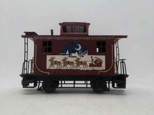 Bachmann 90023 G Gauge White Christmas Express Caboose Only EX - Foto 1 di 4