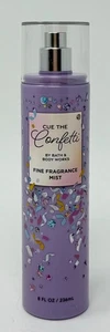 1 NEW BATH & BODY WORKS CUE THE CONFETTI FINE FRAGRANCE MIST BODY SPRAY 8 OZ - Picture 1 of 6