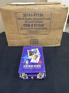 Skybox Serie 1 NBA 1991-92 Caja de cera sellada de fábrica 36 paquetes Michael Jordan - Imagen 1 de 12