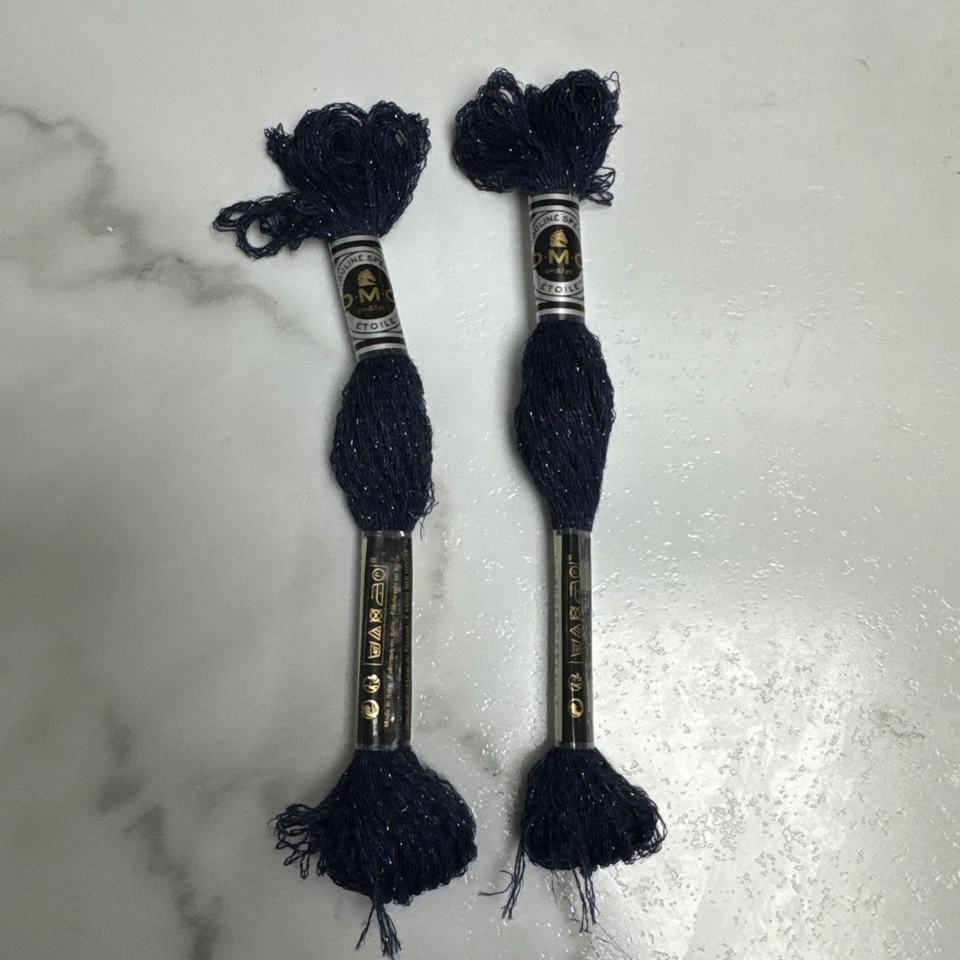 DMC Floss Embroidery Thread Navy QUANTITY OF 2 - Image 1 of 1
