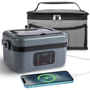 SOHIDA Cordless Electric Lunch Box, 16000mAh Battery Powered Heated lunch box... - Picture 1 of 7