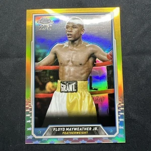 2024 Topps Chrome Boxing Floyd Mayweather Jr. Gold /50 - Picture 1 of 10