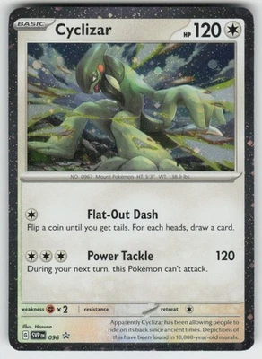 Cyclizar Holo Promo SV: Scarlet & Violet Promo Cards 096 Colorless, Holo LP-NM - Image 1 of 2