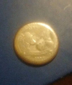 2004 Wisconsin State Quarter D Mint Error Rare Struck On Defective Planchet  - Picture 1 of 4