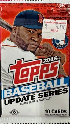 2016 Topps Baseball Update Series Pack - Image 1 of 4