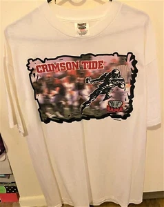 Alabama Crimson Tide Football Vintage Men's T-Shirt Size XL  - Picture 1 of 4