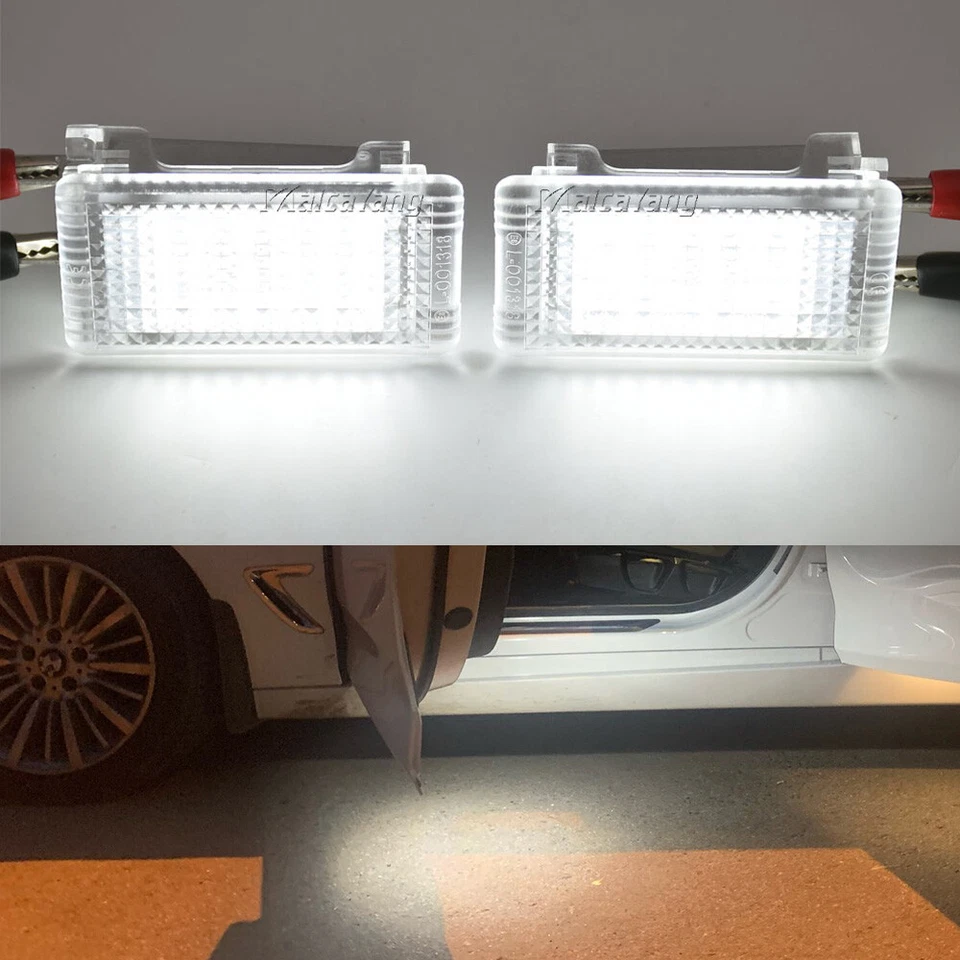 Luz LED de cortesía para puerta de 2 piezas para Mercedes-Benz 400E 500E 1992-1993 Foto 1 de 4