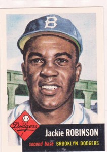 1991 Topps Archives 1953 Baseball Jackie Robinson #1   (ID1345)