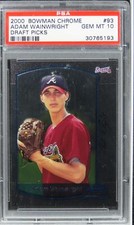 2000 Bowman Chrome Adam Wainwright DRAFT PICKS ROOKIE RC #93 PSA 10 GEM MINT