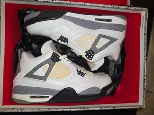 Jordan 4 Retro Cement (2012) Size 9.5 - Picture 1 of 14