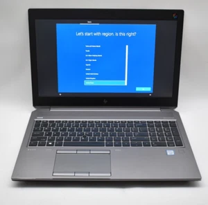 15.6" HP ZBOOK 15 G5 Laptop Xeon 2176M @ 2.70GHz 48GB 512GB SSD + 2TB SSD P2000 - Picture 1 of 10