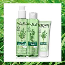 Garnier Organic Essentials Face Care/Cleanse Set: Wash, Moisturiser & Toner