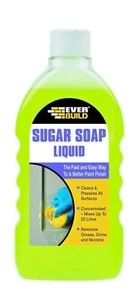 Jabón de azúcar líquido concentrado Everbuild 500 ml limpiador de superficie removedor de nicotina - Imagen 1 de 5