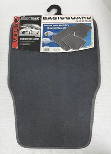 Basic Aftermarket Cars SUVs Vans & Trucks Grey Carpet Floor Mat Mats Set - Picture 1 of 2