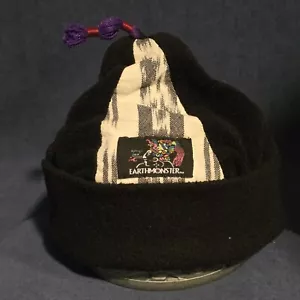 Vintage 90's Earth Monster Winter Ball Kort Beanie/Hat USA Made Retro Color Way - Picture 1 of 7