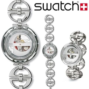 Reloj pulsera de coleccionistas Swatch Pop MANCHETTA 2000 como nuevo raro PMK128 - Imagen 1 de 4