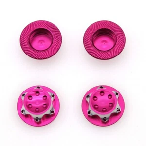 4PCS Alloy Wheel Hub Cover Antidust Cover hex Nut Adapter For 1/8 RC Model car - Picture 1 of 22