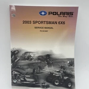 2003 Polaris Sportsman 6X6 Factory Service Repair Manual OEM 9918067 Free Ship - Picture 1 of 4