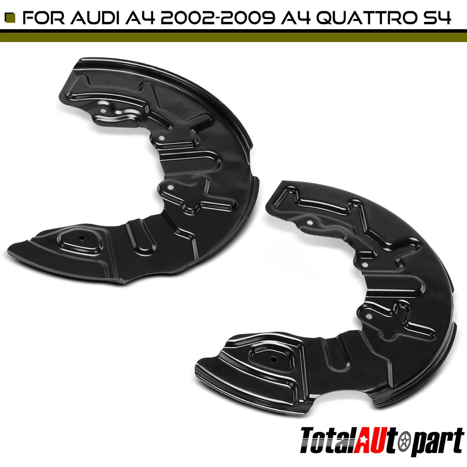 2x Protector antipolvo freno delantero izquierdo y derecho audi a4 quattro a4 2002-2009 Foto 1 de 4