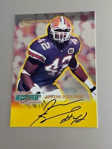 Tarjeta de fútbol americano radiocontrol firmada automáticamente por Jevon Kearse autógrafo vista previa novato 1999 - Imagen 1 de 2