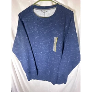 All In Motion Men's Cotton Fleece Crewneck Sweatshirt, Heather Blue, Size S, NWT - Picture 1 of 4