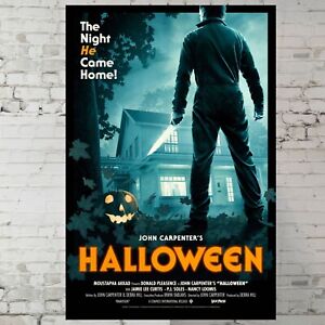 John Carpenter's Halloween 1978 movie poster Horror Poster 11x17" Wall Art