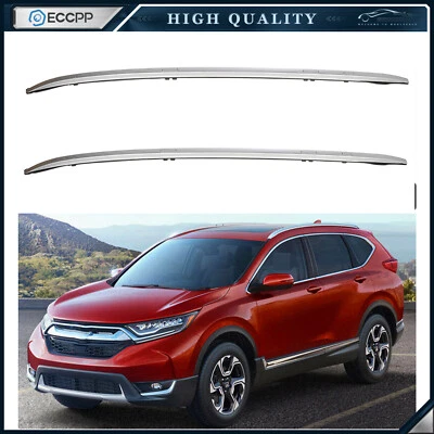 2 piezas rieles laterales portaequipajes de techo para Honda CRV CR-V 2017-2022 plateado Foto 1 de 4