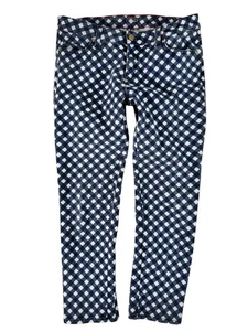 Kate Spade blau Rautenmuster Play Hooky Perry Street Ankle Jeans Damen 28 - Bild 1 von 24