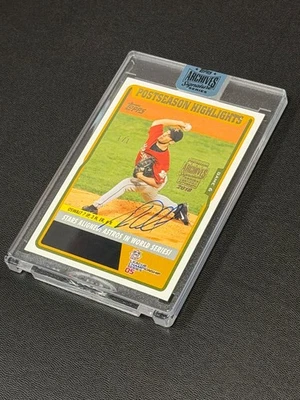 2018 Topps Archives Signature Series Ray Oswalt 1/1 2005 postemporada destacados Foto 1 de 3