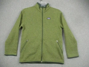 Patagonia Jacket Boys Large Full Zip Sweater Fleece Outdoors Pockets FTGN 12 - Picture 1 of 13