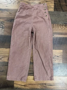 Pantalón Pantalón Free People Clean Mod Relajado Utilidad Corte Pierna Ancha Malva 2 - Imagen 1 de 5