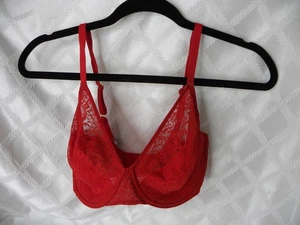 NATORI 30G Bra Red Pretty Smooth Seamless Underwire Back Closure 734318 NEW - Picture 1 of 4