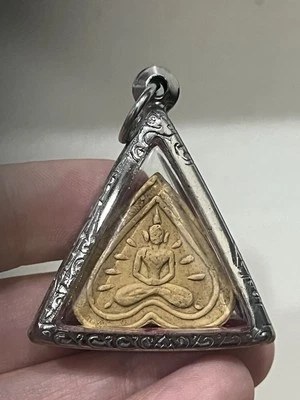 Phra Lp Jai Corazón Buda Amuleto Dije Fetiche Suerte Talismán Protección WTF462 Foto 1 de 4