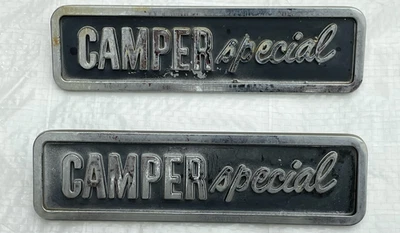 Mopar Camper 1966-1968 emblemas especiales camioneta Dodge adorno insignia de ajuste Foto 1 de 4