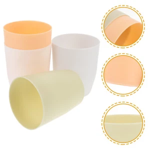 4 Pcs Reusable Water Cup Toothpaste Holder Child Toothbrush Container - Picture 1 of 12