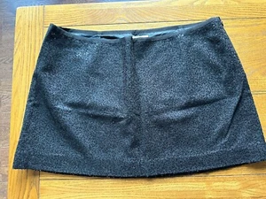MONSOON BLACK SEQUIN MINI SKIRT SIZE 22 BNWOT - Picture 1 of 10
