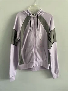 Neu mit Etikett Victoria's Secret PINK Hoodie-Sweatshirtjacke mit durchgehendem Reißverschluss Colorblock Größe XS - Bild 1 von 7