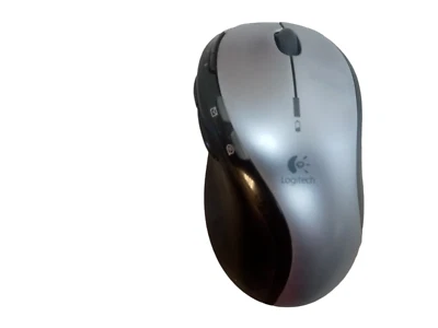 Logitech M-RAY105 MX610 Silver/Black 2.4GHz USB Wireless Laser Mouse w/ Receiver - Image 1 of 4
