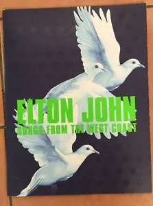Elton John 'Songs from the West Coast' Concert Souvenir Booklet - Picture 1 of 3
