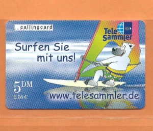 CC 08 (03.01) Calling Card TeleSammler - Surfen Sie mit uns! 1.000 Ex TOP - Zdjęcie 1 z 2
