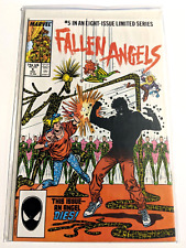 Fallen Angels #5 August 1987 Marvel Comics LIMITED SERIES (CMX-J/4)