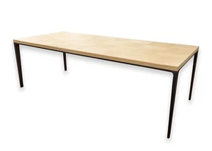 Maxalto "Alcor" Contemporary Modern Brushed Light Oak Rectangular Dining Table - Picture 1 of 11