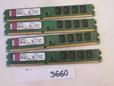 Kingston KVR1333D3N9/2G 4x2Gb=8Gb PC3-10600 1333Mhz DDR3 Desktop Memory RAM 3660 - Image 1 of 2