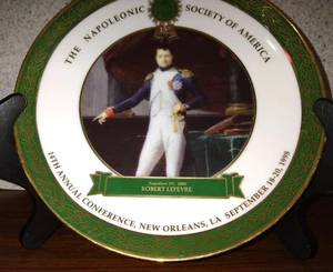 The Napoleonic Society 14th An Conference New Orleans Robert Lefevre Art Plate - Bild 1 von 8