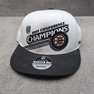 Reebok BOSTON BRUINS 2011 Stanley Cup Champions Hockey Snapback NHL Hat Cap OSFA - Picture 1 of 8