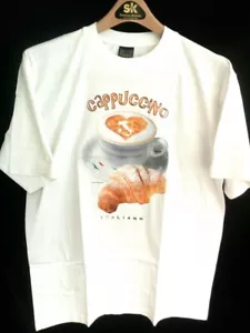 Cappuccino T-Shirt, Quality Imaging, 100% Cotton, Made in Italy - Picture 1 of 4